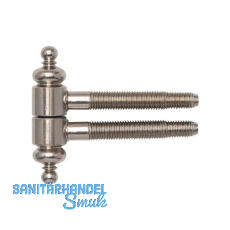 SFS Einbohrband mit Zierkopf, � 16 mm, Bandh�he 63 mm, Stahl vernickelt