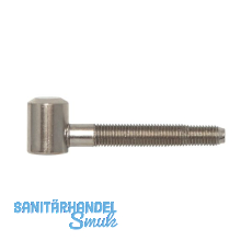 SOLIDO Einbohrband-Oberteil m. Zylinderkopf, � 16 mm, f�r Holz, Stahl vernickelt