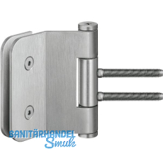 Glast�rband VG 3990, SCH 27-44, 8-10 mm Glas, links, Band � 18 mm, Edelstahl