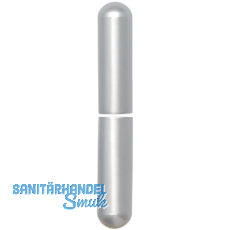 Aufsteckh�lsen 3- DIM, rund, Band � 20 mm, Aluminium verchromt matt 112 mm