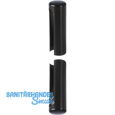 Aufsteckh�lsen 3- DIM, Band � 20 mm, Bandh�he 112 mm, Aluminium schwarz RAL 9005