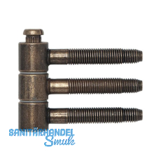 Steckband 3-tlg. ø 16mm, Höhe 46,7 mm, bronze patiniert Steckband 3-tlg. ø 16mm, Höhe 46,7 mm, bronze patiniert