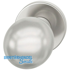 FSB T�rknopf 23 0802 03400 ASL/AGL fest auf Rosette, Aluminium silber eloxiert