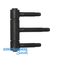 Herkula-Band 3-teilig, mit Aush�ngesicherung, � 20 mm, Stahl schwarz br�niert *