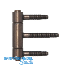 Herkula-Band 3-teilig, mit Aush�ngesicherung, � 20 mm, Stahl bronze patiniert