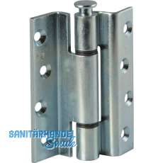 Scharnierband 805 GV, 102 x 61 x 3 mm, Stahl verzinkt