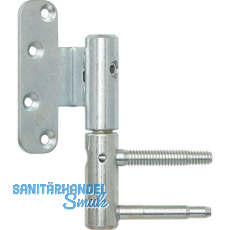 T�rband 3-DIM 2-tlg. � 20 mm links, Bandh�he 112 mm, silber