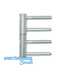 OTLAV Holz-Türband 3-DIM, 2-teilig, 14 mm, Stahl verzinkt OTLAV Holz-Türband 3-DIM, 2-teilig, 14 mm, Stahl verzinkt