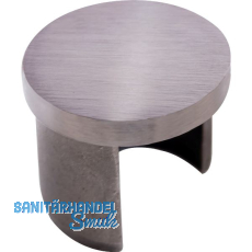 IAM DESIGN Endkappe für Nutrohr rund,flach,Rohr ø 42,4,Edelstahl geschliffen V2A IAM DESIGN Endkappe für Nutrohr rund,flach,Rohr ø 42,4,Edelstahl geschliffen V2A