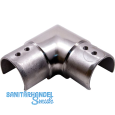 IAM DESIGN Eckbogen für Nutrohr rund ø 42,4 x 1,5 mm, Edelstahl geschliffen V2A IAM DESIGN Eckbogen für Nutrohr rund ø 42,4 x 1,5 mm, Edelstahl geschliffen V2A