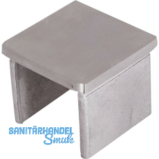 IAM DESIGN Endkappe für Nutrohr eckig, 40x40 mm, Edelstahl geschliffen V4A IAM DESIGN Endkappe für Nutrohr eckig, 40x40 mm, Edelstahl geschliffen V4A