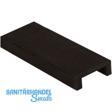 IAM DESIGN Befestigung SPEEDY RAIL f. Nutrohr,Glasst�rke 16,76mm,Kunststoff/EPDM