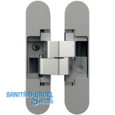 ANSELMI Türband verdeckt AN 150 3D, Zinkdruckguss verchromt matt ANSELMI Türband verdeckt AN 150 3D, Zinkdruckguss verchromt matt