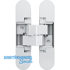 ANSELMI Türband verdeckt AN 160 3D, Zinkdruckguss weiß ANSELMI Türband verdeckt AN 160 3D, Zinkdruckguss weiß