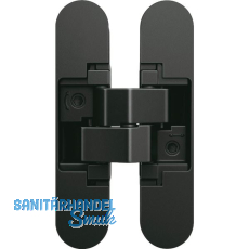 ANSELMI T�rband verdeckt AN 160 3D, Zinkdruckguss schwarz