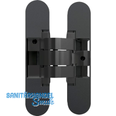 ANSELMI Türband verdeckt AN 141 3D FVZ, Zinkdruckguss schwarz ANSELMI Türband verdeckt AN 141 3D FVZ, Zinkdruckguss schwarz