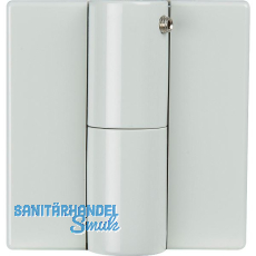 HEWI Aufschraubfederband B9505.75, links, Stahl/Kunststoff hellgrau HEWI Aufschraubfederband B9505.75, links, Stahl/Kunststoff hellgrau