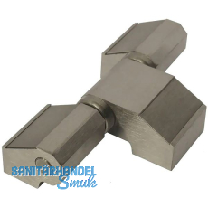 IBFM Anschraubtorband 3-teilig mit Kugellager, 158,5 x 84,5 mm, Edelstahl IBFM Anschraubtorband 3-teilig mit Kugellager, 158,5 x 84,5 mm, Edelstahl