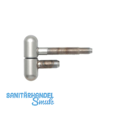 SFS Stahlzargenband 2-tlg. mit Rundkopf, � 16 mm, H�he 50,5 mm, verchromt matt