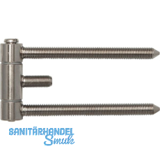 Stahlzargenband 3-tlg. brandschutztauglich, Stahl vernickelt