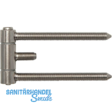 Stahlzargenband 3-tlg. brandschutztauglich, mit Aush�ngesicherung, vernickelt