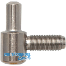 SFS Einbohrband-Unterteil m. Zylinderkopf, � 16 mm, Stahl vernickelt