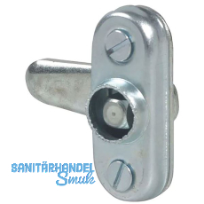 IBFM Riegel f�r Metallt�ren/Schr�nke, 48 x 19 x 19 mm, Stahl verzinkt