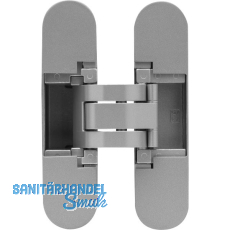 ANSELMI Türband verdeckt AN 172 3D, Zinkdruckguss verchromt matt ANSELMI Türband verdeckt AN 172 3D, Zinkdruckguss verchromt matt