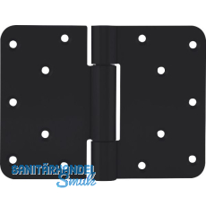 Aufschraubband B 3027 mit festem Stift, 120 x 160 mm, schwarz RAL 9005