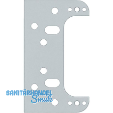 ANSELMI Montageplatte zu T�rb�nder verdeckt AN, Stahl verzinkt