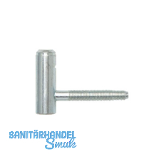 Türnussbandoberteil, ø 16 mm Bandhöhe: 50 mm, Bolzen 56 mm, Stahl verzinkt Türnussbandoberteil, ø 16 mm Bandhöhe: 50 mm, Bolzen 56 mm, Stahl verzinkt