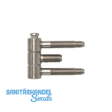 Stahlzargenband 3-tlg. Band 16 x 46,7 mm,Stahl vernickelt