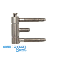 Stahlzargenband 3-tlg. Band 18 x 61 mm, Stahl vernickelt