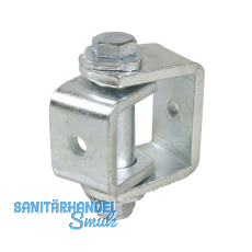 Anschwei�band verstellbar Typ A, Platte 30 x 45 mm, Stahl verzinkt