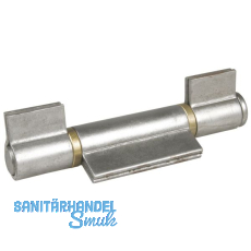 Anschwei�band 3-teilig I-Lappen, Stift 20 mm, Stahl blank