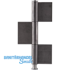 Konstruktionsband 3-teilig 230 x 50 x 4 mm, Stahl blank