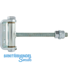 Zauntorband L�nge 170 mm, Gewinde M12, Stahl verzinkt