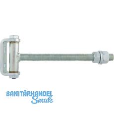 Zauntorband L�nge 235 mm, Gewinde M16, Stahl verzinkt