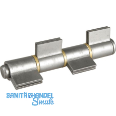 Anschweißband 4-teilig I-Lappen 408C, Bandh. 180 mm, ø 28 mm, Stahl blank Anschweißband 4-teilig I-Lappen 408C, Bandh. 180 mm, ø 28 mm, Stahl blank