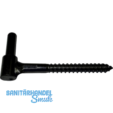 Einschraubkegel 16 mm, Stahl schwarz pulverbeschichtet RAL 9005