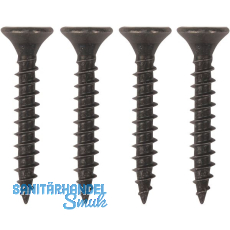 Schraubenset f�r Langband mittig gerollt 300mm, Stahl schwarz verzinkt