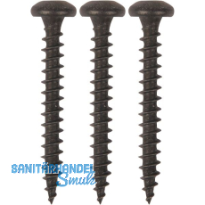 Schraubenset f�r Plattenkegel Kegeldorn � 18 mm, Stahl schwarz verzinkt