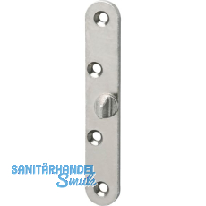 T�rblattsicherung-Fl�gelteil, 120 x 20 x 4 mm rund, Stahl verzinkt silberf�rbig