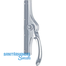 Tortreibriegel aufliegend, 12 x 12 mm, Hub 18 mm, verzinkt