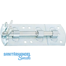 Querriegel gerade mit Schlaufe,abschließbar,180 x 60mm,verzinkt Querriegel gerade mit Schlaufe,abschließbar,180 x 60mm,verzinkt