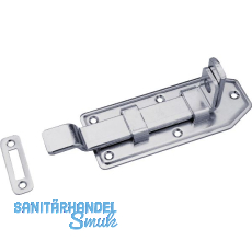 Querriegel gekr�pft mit Schlie�blech, Platte 100 x 50 mm, verzinkt