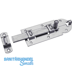 Querriegel gerade mit Schlaufe, Platte 60 x 25 mm, verzinkt