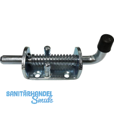 IBFM Federbolzen/Federriegel � 12 mm, Platte 75 x 40 mm, verzinkt