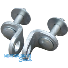 Vorhangschloss Öse 2211 fest, Platte mit Öse 40 x 30 x 40mm, Stahl verzinkt Vorhangschloss Öse 2211 fest, Platte mit Öse 40 x 30 x 40mm, Stahl verzinkt