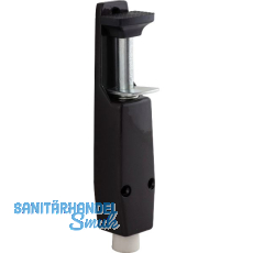 DENI T�rfeststeller 3834 Hub 30 mm, 40x190 mm, Zinkdruckguss dunkelbraun RAL8019